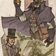 Illustration for article titled Steampunk Spider-Man and his nemesis, Victorian-era Doctor Octopus